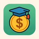 icon_education_dollar_sign_rounded icon preview