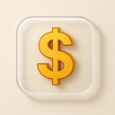 icon_education_dollar_sign_transparent icon preview