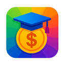 icon_education_dollar_sign_vibrant_colors icon preview