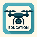 icon_education_drone_flat_design icon preview