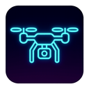 icon_education_drone_neon icon preview