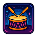 icon_education_drum_cyberpunk icon preview