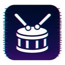 icon_education_drum_digital_glitch icon preview