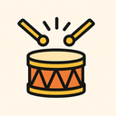 icon_education_drum_geometric icon preview