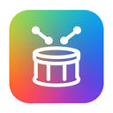icon_education_drum_gradient icon preview
