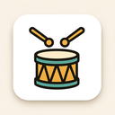 icon_education_drum_minimalist icon preview