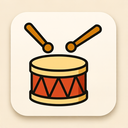 icon_education_drum_origami icon preview