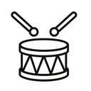 icon_education_drum_outline icon preview