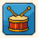 icon_education_drum_pixel_art icon preview