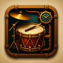 icon_education_drum_steampunk icon preview