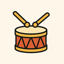 icon_education_drum_thin icon preview