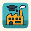 icon_education_factory_flat_design icon preview