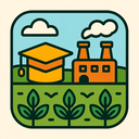 icon_education_factory_organic_pattern icon preview