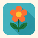 icon_education_flower_flat_design icon preview