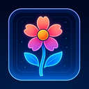 icon_education_flower_futuristic icon preview