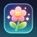 icon_education_flower_glow_effect icon preview