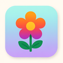 icon_education_flower_gradient icon preview
