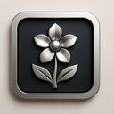 icon_education_flower_metallic icon preview