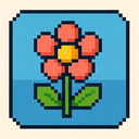 icon_education_flower_pixel_art icon preview