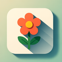 icon_education_flower_shadow_effect icon preview