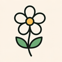 icon_education_flower_thin icon preview