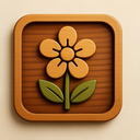 icon_education_flower_wooden icon preview