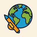 icon_education_globe_asymmetrical icon preview