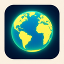 icon_education_globe_glow_effect icon preview