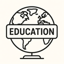icon_education_globe_line_art icon preview