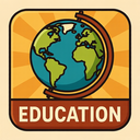 icon_education_globe_retro icon preview