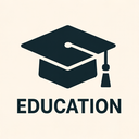icon_education_graduation_cap_asymmetrical icon preview