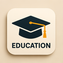 icon_education_graduation_cap_elegant icon preview