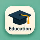 icon_education_graduation_cap_rounded icon preview