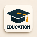 icon_education_graduation_cap_symmetrical icon preview