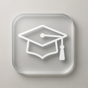 icon_education_graduation_cap_transparent icon preview