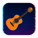 icon_education_guitar_digital_glitch icon preview