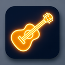 icon_education_guitar_glow_effect icon preview