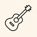 icon_education_guitar_line_art icon preview