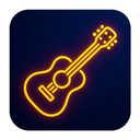 icon_education_guitar_neon icon preview