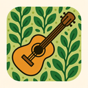 icon_education_guitar_organic_pattern icon preview