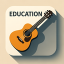 icon_education_guitar_shadow_effect icon preview