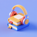 icon_education_headphones_3d_isometric icon preview