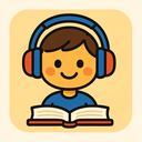 icon_education_headphones_cartoon icon preview