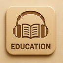 icon_education_headphones_embossed icon preview