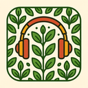 icon_education_headphones_organic_pattern icon preview