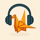 icon_education_headphones_origami icon preview