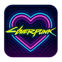 icon_education_heart_cyberpunk icon preview