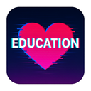 icon_education_heart_digital_glitch icon preview