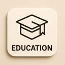 icon_education_heart_elegant icon preview