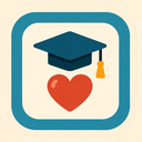 icon_education_heart_flat_design icon preview